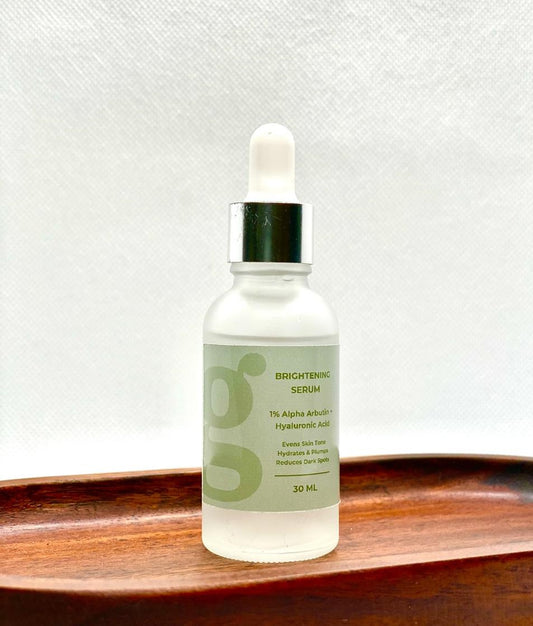 Brightening Serum: 1% Alpha Arbutin and Hyaluronic Acid